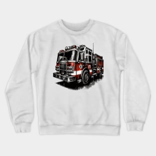 Fire Truck Crewneck Sweatshirt